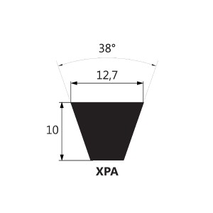 Pas klinowy XPA 1107 XE-Power-Pro Optibelt