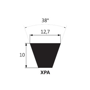 Pas klinowy XPA 1107 XE-Power-Pro Optibelt