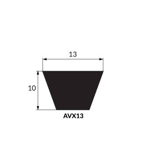 Pas klinowy AVX 13-1075 LA G-REC MITSUBOSHI