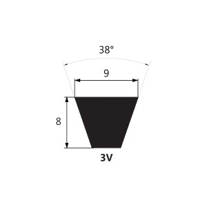 Pas klinowy 3VX-450 9,5X1125 LINEA-X