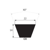 Pas klinowy C 3000 LP/2942 LI