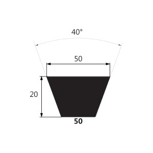 Pas 50x21x1905 LI SVX MB